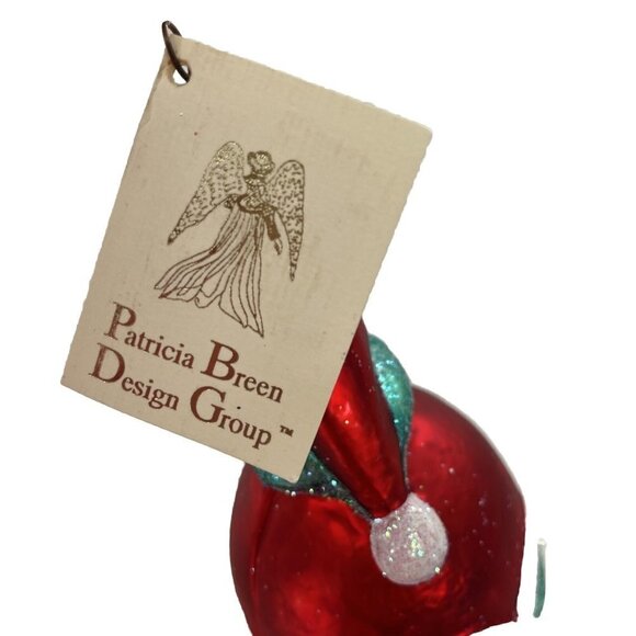 Patricia Breen Ornament Glass Santa Claus Roly Poly Rare Hand Blown Vintage 90's - Picture 5 of 8